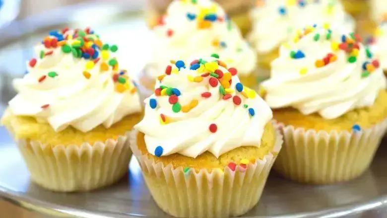 Cupcake de baunilha