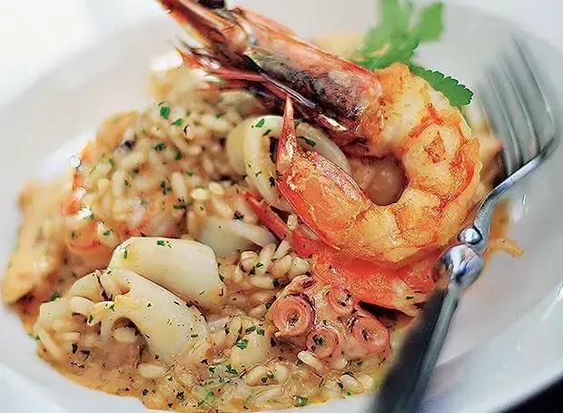 Risoto de frutos do mar
