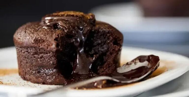 Suflê de chocolate