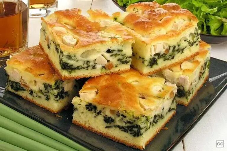 torta salgada de espinafre e ricota