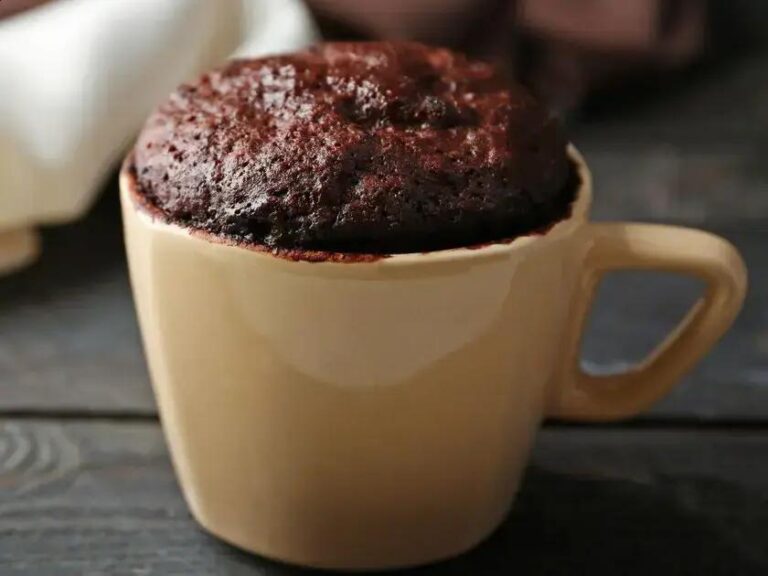 Bolo de caneca sem leite