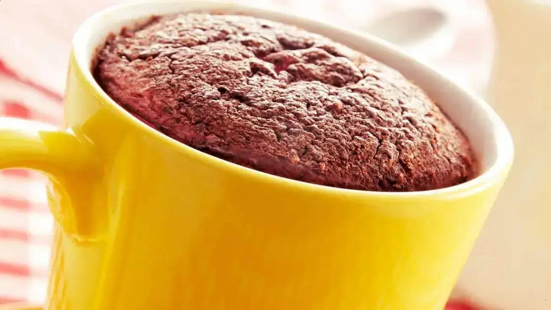 bolo de caneca