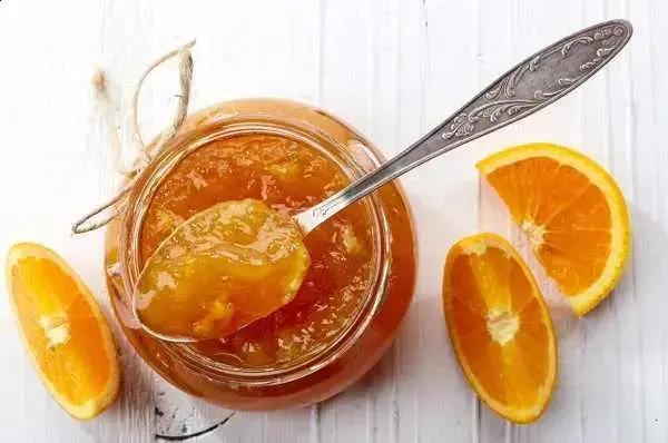 geléia de laranja