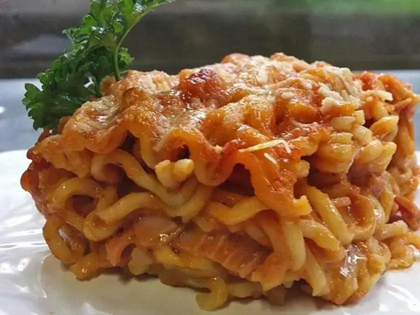 Lasanha de miojo