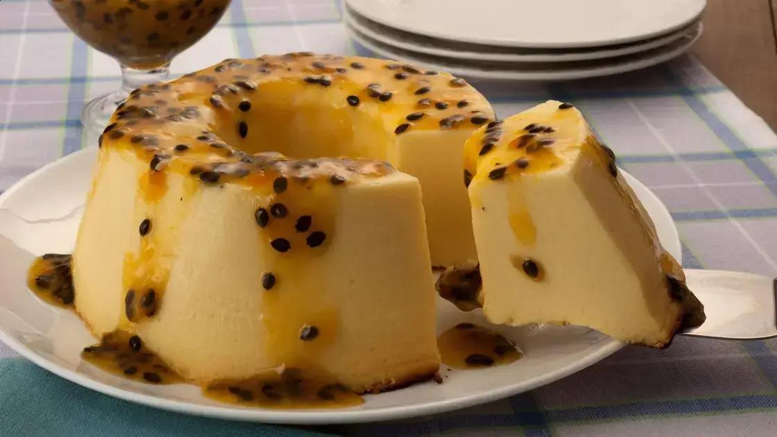 Pudim de maracujá