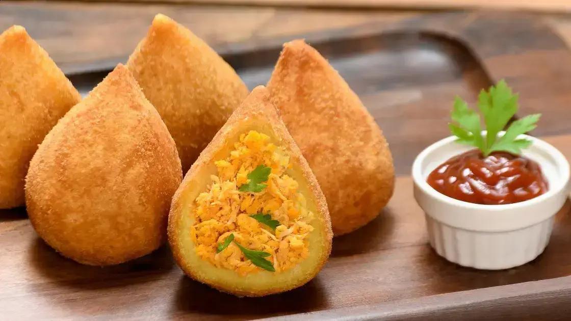 Coxinha de liquidificador